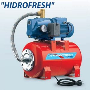 HIDROFRESH JSWm1AX-24CL PSG-1M Házi vízellátó rendszer 24 literes hengeres tartállyal