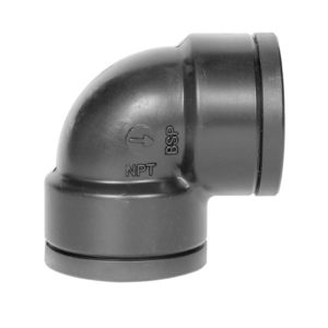 Műanyag menetes könyök idom 1/2"x1/2" BM-BM