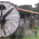 Fali ventilátor nagynyomású párásítórendszerhez, gyűrűhöz 26col/650mm