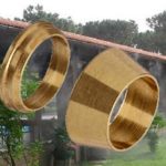 3/8″ Col Réz Gyűrű Szett Kulcsos Párásító, Teraszhűtő Idomhoz